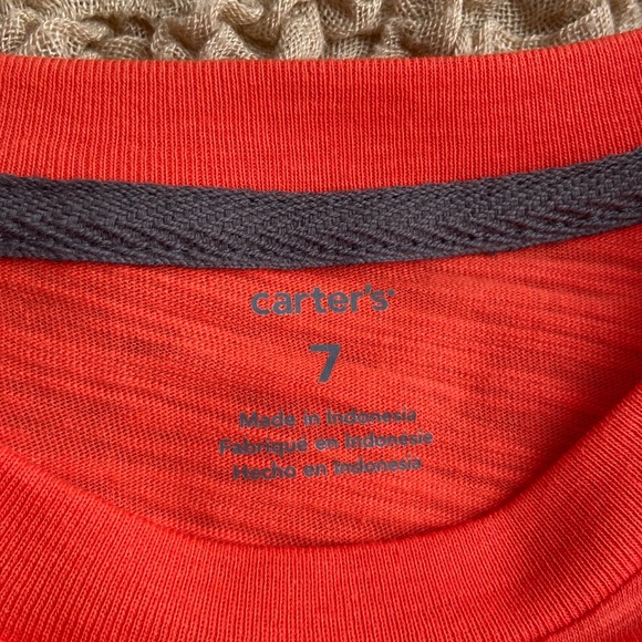 NWT Carter’s Size 7 Boys Orange T-Shirt - Picture 4 of 4